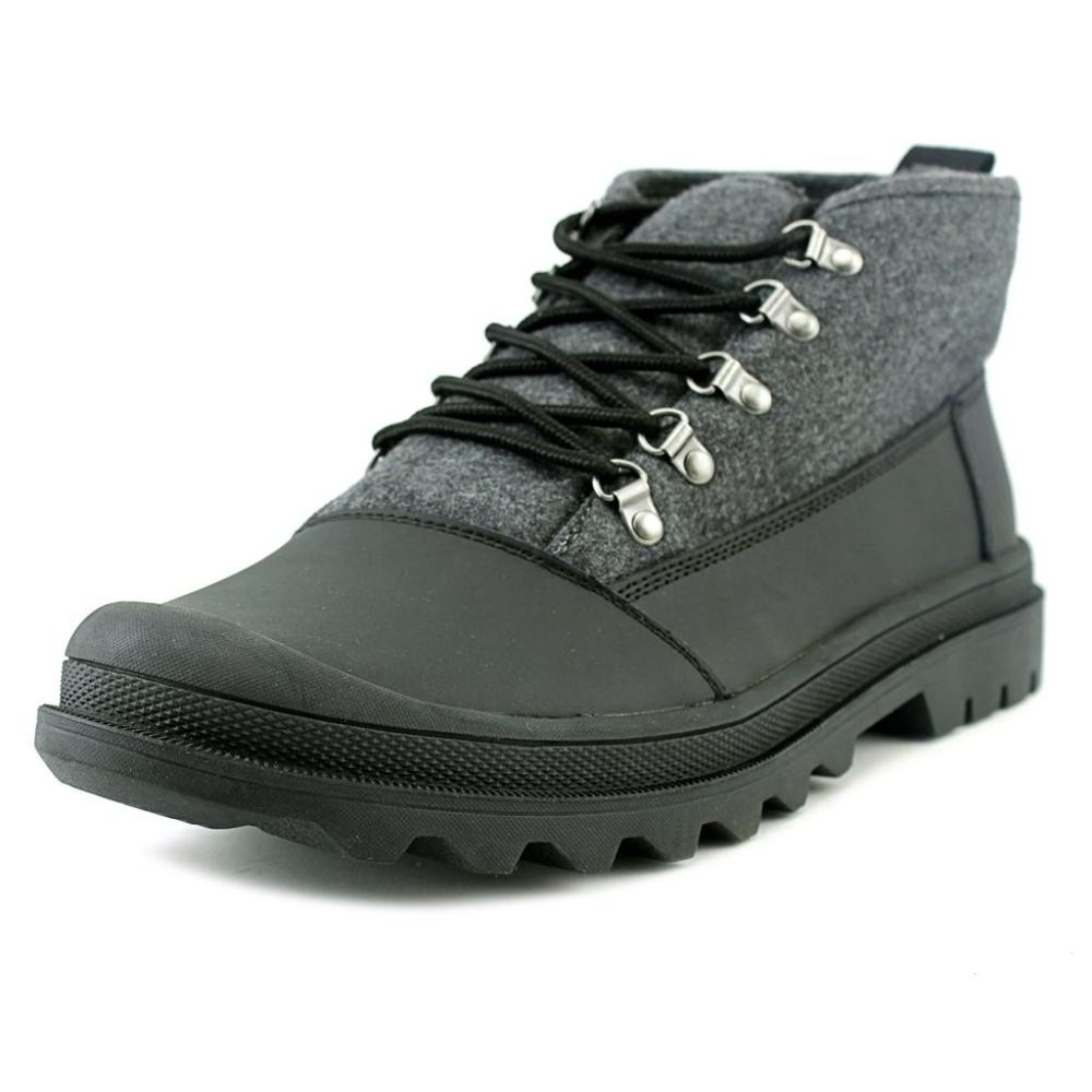 Toms Black and Charcoal Lace-Up Boots